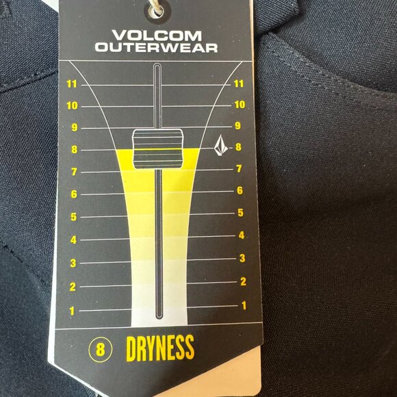 Volcom 5-Pocket Slim Snowboard/Ski Pants MED (32-34) Black - Picture 8 of 9